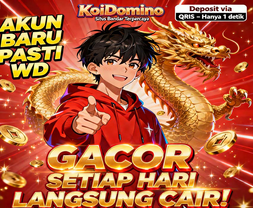 KoiDomino Slot BSI Online Resmi Bonus Harian Menguntungkan